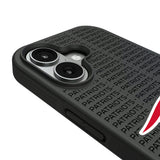 New England Patriots Text Backdrop Bump Phone Case for Apple iPhone