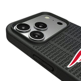 New England Patriots Text Backdrop Bump Phone Case for Apple iPhone