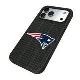 New England Patriots Text Backdrop Bump Phone Case for Apple iPhone