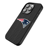 New England Patriots Text Backdrop Bump Phone Case for Apple iPhone