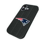 New England Patriots Text Backdrop Bump Phone Case for Apple iPhone
