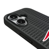 New England Patriots Text Backdrop Bump Phone Case for Apple iPhone