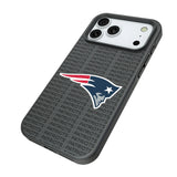New England Patriots Text Backdrop Bump Phone Case for Apple iPhone