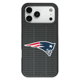 New England Patriots Text Backdrop Bump Phone Case for Apple iPhone