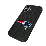 New England Patriots Text Backdrop MagSafe Compatible Phone Case for Apple iPhone