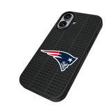 New England Patriots Text Backdrop MagSafe Compatible Phone Case for Apple iPhone