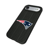 New England Patriots Text Backdrop MagSafe Compatible Phone Case for Apple iPhone