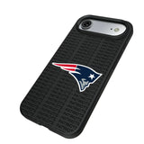 New England Patriots Text Backdrop MagSafe Compatible Phone Case for Apple iPhone