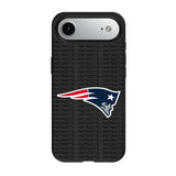 New England Patriots Text Backdrop MagSafe Compatible Phone Case for Apple iPhone