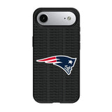 New England Patriots Text Backdrop MagSafe Compatible Phone Case for Apple iPhone