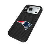New England Patriots Text Backdrop MagSafe Compatible Phone Case for Apple iPhone