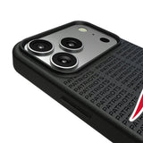 New England Patriots Text Backdrop MagSafe Compatible Phone Case for Apple iPhone