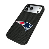 New England Patriots Text Backdrop MagSafe Compatible Phone Case for Apple iPhone