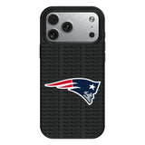 New England Patriots Text Backdrop MagSafe Compatible Phone Case for Apple iPhone