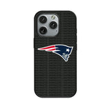 New England Patriots Text Backdrop MagSafe Compatible Phone Case for Apple iPhone