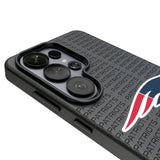 New England Patriots Text Backdrop MagSafe Compatible Phone Case for Samsung Galaxy 26 Series