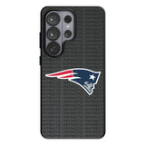 New England Patriots Text Backdrop MagSafe Compatible Phone Case for Samsung Galaxy 26 Series