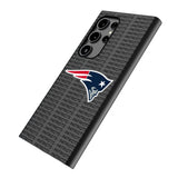 New England Patriots Text Backdrop MagSafe Compatible Phone Case for Samsung Galaxy