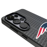 New England Patriots Text Backdrop MagSafe Compatible Phone Case for Samsung Galaxy