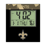 New Orleans Saints Color Block Wall Clock
