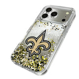 New Orleans Saints Confetti Glitter Phone Case for Apple iPhone