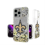 New Orleans Saints Confetti Glitter Phone Case for Apple iPhone