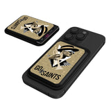 New Orleans Saints Deco Black Magnetic Credit Card Wallet
