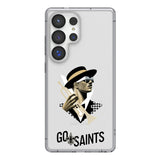 New Orleans Saints Deco Clear Phone Case for Samsung Galaxy