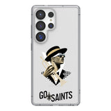 New Orleans Saints Deco Clear Phone Case for Samsung Galaxy