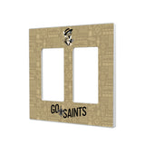 New Orleans Saints Deco Hidden-Screw Light Switch Plate