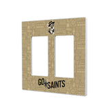 New Orleans Saints Deco Hidden-Screw Light Switch Plate