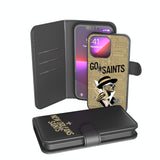 New Orleans Saints Deco Wallet Phone Case for Apple iPhone