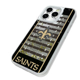New Orleans Saints Field Glitter Phone Case for Apple iPhone