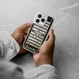 New Orleans Saints Field Glitter Phone Case for Apple iPhone