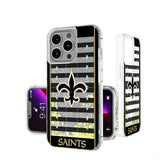 New Orleans Saints Field Glitter Phone Case for Apple iPhone