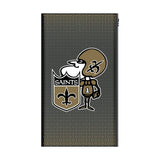 New Orleans Saints Historic Collection Linen 5000mAh Flat Powerbank