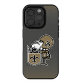 New Orleans Saints Historic Collection Linen Bump Phone Case for Apple iPhone