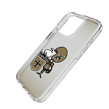 New Orleans Saints Historic Collection Linen Clear Phone Case for Apple iPhone