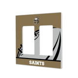 New Orleans Saints Historic Collection Passtime Hidden-Screw Light Switch Plate
