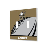New Orleans Saints Historic Collection Passtime Hidden-Screw Light Switch Plate
