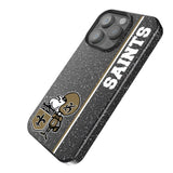 New Orleans Saints Historic Collection Sidebar Black Bling Phone Case for Apple iPhone
