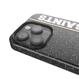 New Orleans Saints Historic Collection Sidebar Black Bling Phone Case for Apple iPhone