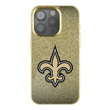New Orleans Saints Linen Bling Phone Case for Apple iPhone