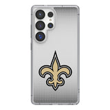 New Orleans Saints Linen Clear Phone Case for Samsung Galaxy