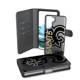 New Orleans Saints Monocolor Tilt Wallet Phone Case for Samsung Galaxy