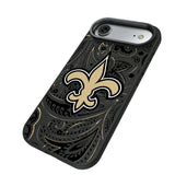 New Orleans Saints Paisley Bump Phone Case for Apple iPhone