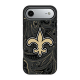 New Orleans Saints Paisley Bump Phone Case for Apple iPhone