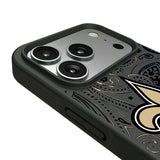 New Orleans Saints Paisley Bump Phone Case for Apple iPhone