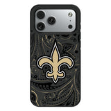 New Orleans Saints Paisley Bump Phone Case for Apple iPhone