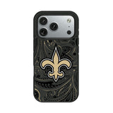New Orleans Saints Paisley Bump Phone Case for Apple iPhone
